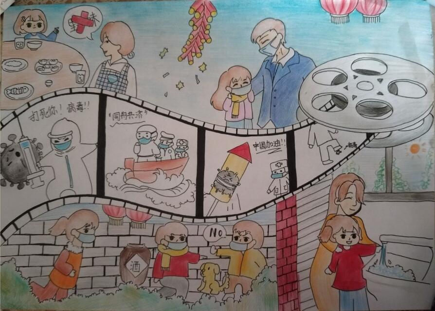 “疫情當(dāng)前，孩子們有‘畫(huà)’說(shuō)”作品展播（三十七）