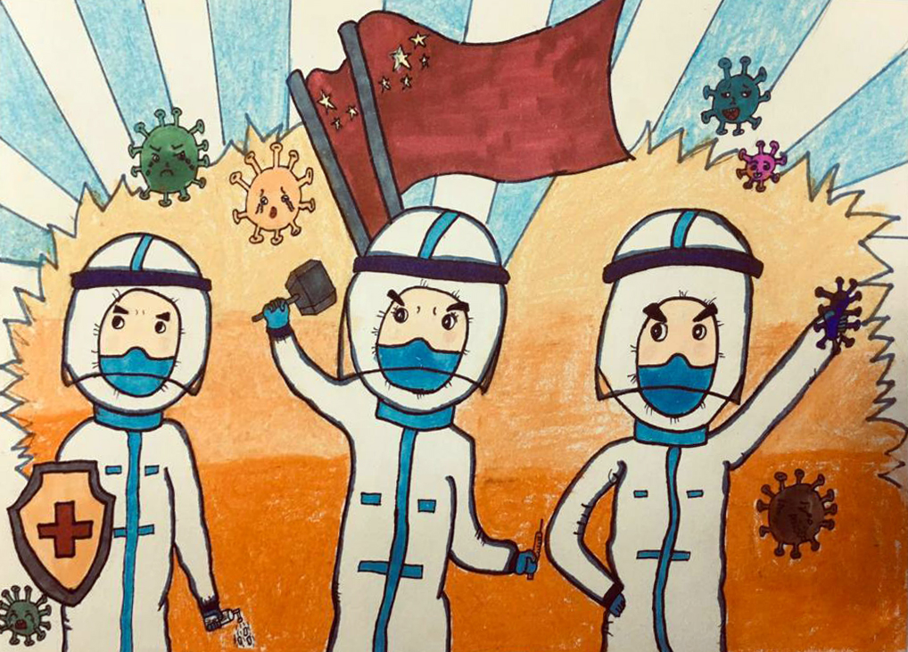 “疫情當(dāng)前，孩子們有‘畫(huà)’說(shuō)”作品展播（三十九）