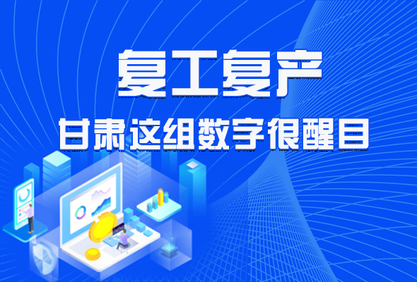 圖解|甘肅復(fù)工復(fù)產(chǎn)有多拼，看看這組數(shù)字就知道了 