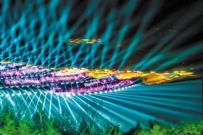 蘭山每晚都有炫酷燈光秀 你想看嗎？