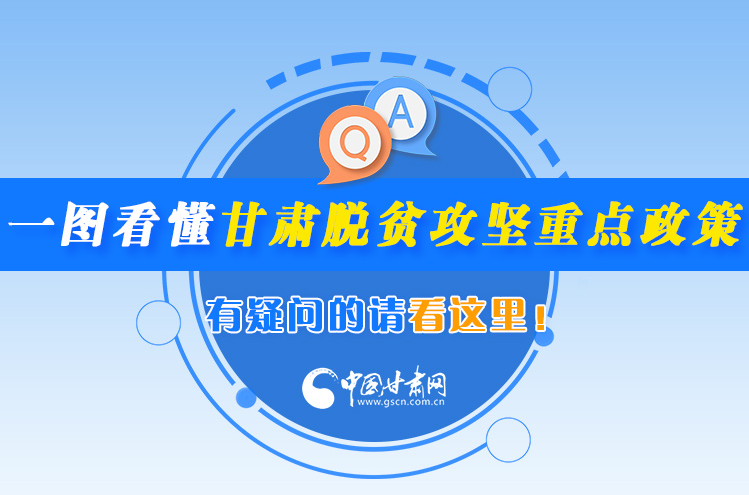 一圖看懂甘肅脫貧攻堅(jiān)重點(diǎn)政策，有疑問的請(qǐng)看這里！