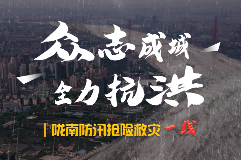 海報丨隴南防汛搶險救災一線，這些讓我們感動的瞬間!