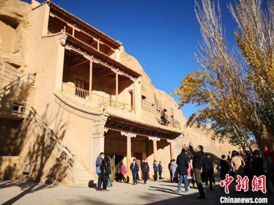 圖為敦煌莫高窟藏經洞。(資料圖) 馮志軍 攝