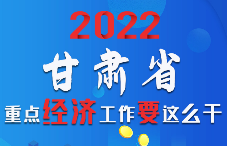 【甘快看·圖解】速覽！2022甘肅省重點經(jīng)濟工作要這么干！