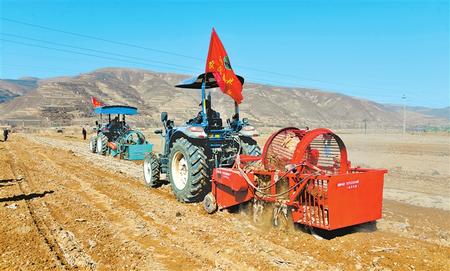 定西市隴西縣17個鄉(xiāng)鎮(zhèn)的農(nóng)機合作社、農(nóng)機手參加了農(nóng)機技能比賽和培訓(xùn)