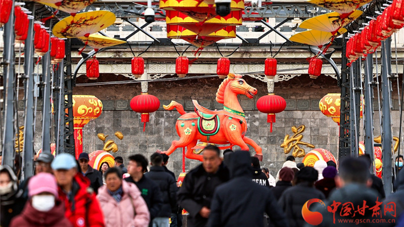 新春走基層|蘭州：萬盞燈火映黃河 一城歡喜迎馬年